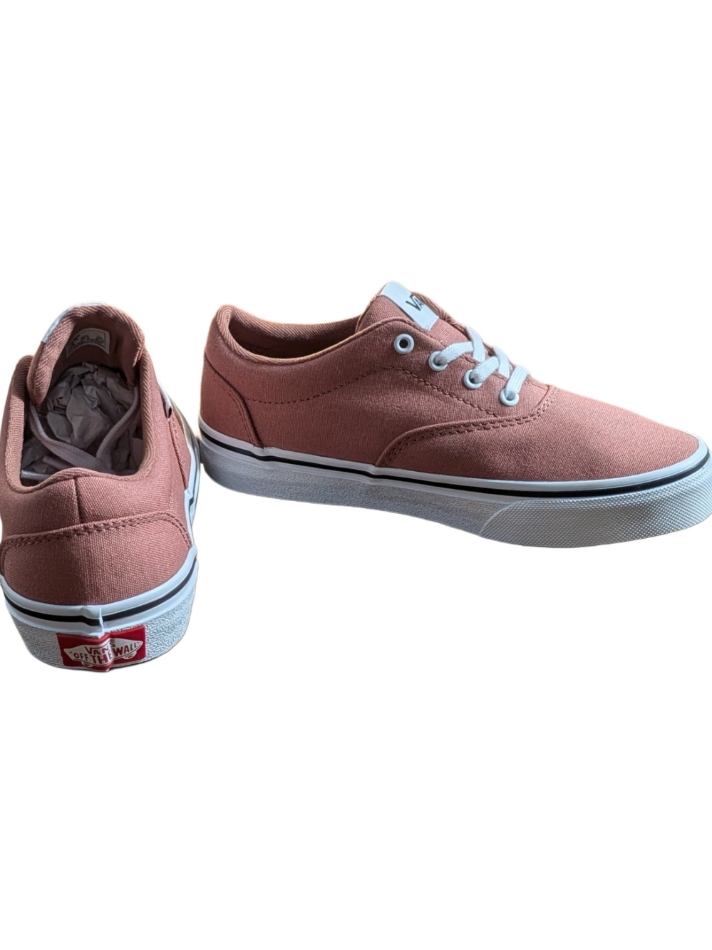Vans Doheny Kids Shoes Size 2 Canvas Night Rose Pink Low Top Sneakers New Box - Picture 7 of 9